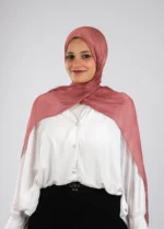 Organza Crinkle Satin Scarf - Image 22