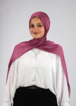 Organza Crinkle Satin Scarf - Image 21