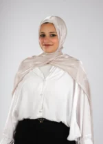 Organza Crinkle Satin Scarf - Image 19