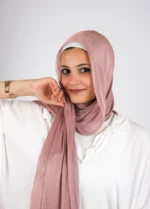 Organza Crinkle Satin Scarf - Image 2