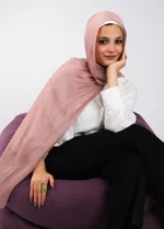 Organza Crinkle Satin Scarf