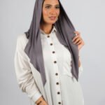 Easy opened wrap scarf